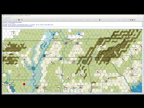 The U. S. Civil War - Turn 8 - Union Moves in the West, Jackson Valley campaign (sort of)