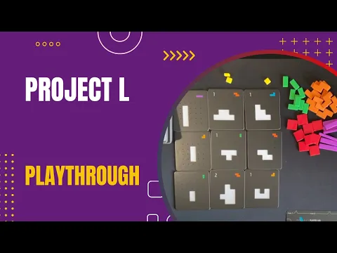 Project L Board Game Solo Playthrough #2 (fixed my rules mistakes!) DaniCha