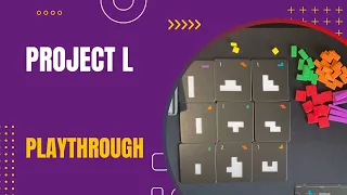 Project L Board Game Solo Playthrough #2 (fixed my rules mistakes!) DaniCha