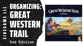 Organizing Great Western Trail 2nd Edition (Fully Sleeved, No Lid Lift) SideGame LLC