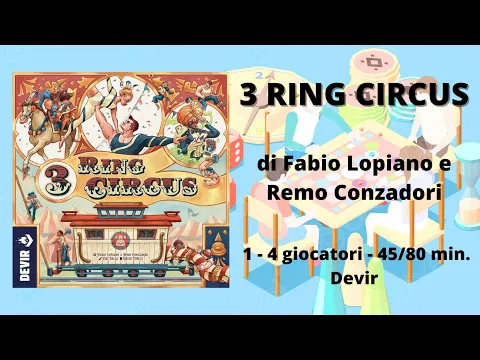 3 Ring Circus (gioco da tavolo) - Tutorial italiano