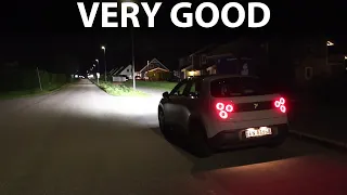 Firefly Select headlights test