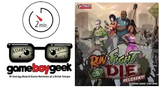 Run Fight or Die (2-min Allegro) Review with the Game Boy Geek