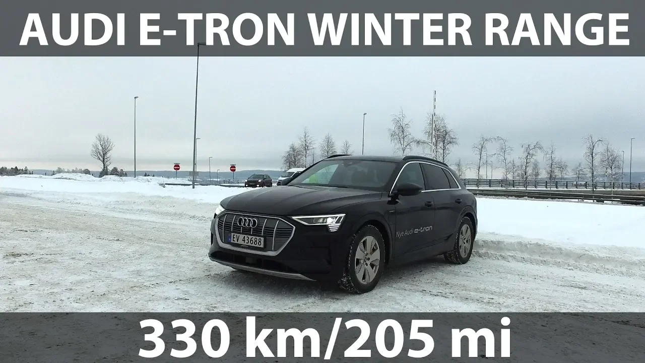 Audi e-tron winter range test
