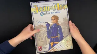 Joan of Arc: Orléans Draw & Write Unboxing | DaniCha