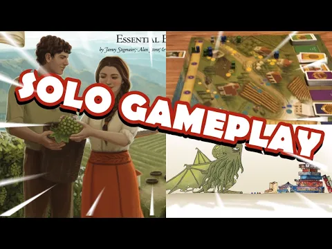 Viticulture: Essential Edition Full Solo Gameplay (Normal Difficulty)