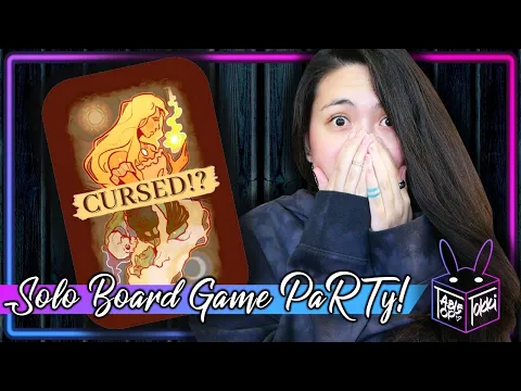 Cursed 🔥 | Solo Board Game PaRTy!!! (Playthrough and Review/ Tutorial, yup!) 🎉