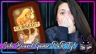 Cursed 🔥 | Solo Board Game PaRTy!!! (Playthrough and Review/ Tutorial, yup!) 🎉