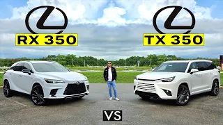 BEST LEXUS SUV?? -- 2026 Lexus RX 350 vs. 2026 Lexus TX 350: Comparison