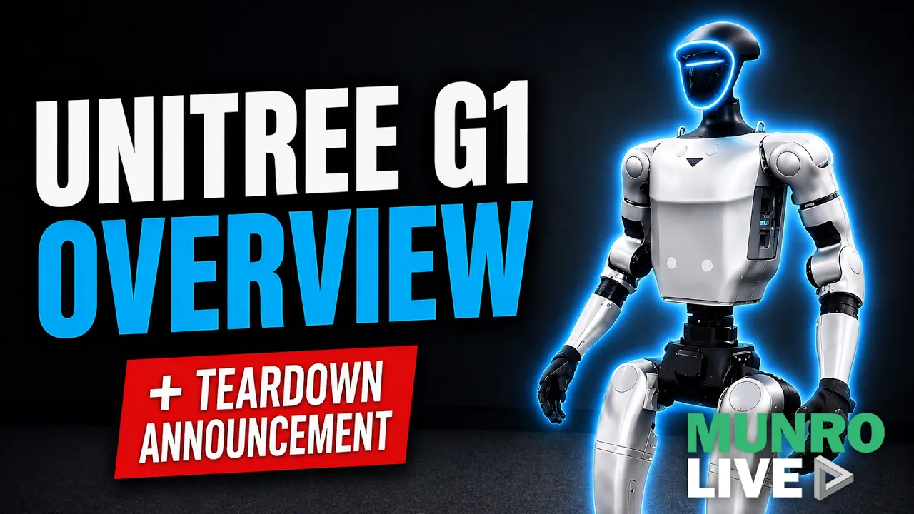 Unitree G1 Humanoid Robot: Overview & Upcoming Teardown
