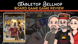 King's Coalition Review, A hand building card game from new publisher Play to Z games