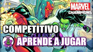 MARVEL CHAMPIONS - Cómo jugar al modo COMPETITIVO (Synthezoid Smackdown)