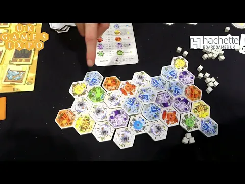 Akropolis via hachette board games UK Games Expo preview