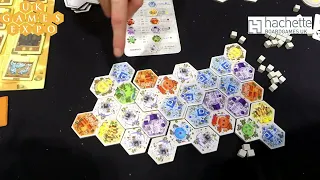 Akropolis via hachette board games UK Games Expo preview