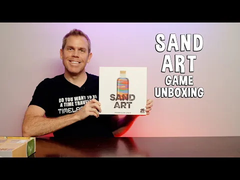 Sand Art Board Game Unboxing