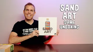 Sand Art Board Game Unboxing