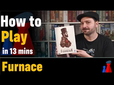 How to play Furnace boardgame - Full teach + Visuals - Peaky Boardgamer