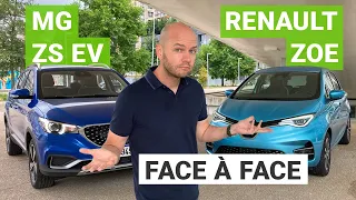 Renault ZOE vs. MG ZS EV : l'Empire (du milieu) contre attaque !