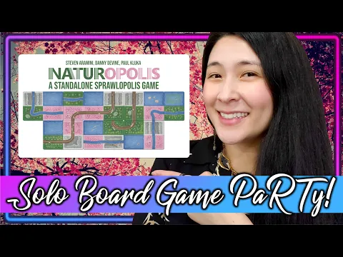 Naturopolis | Solo Board Game PaRTy!!! (Playthrough and Review/ Tutorial, yup!)