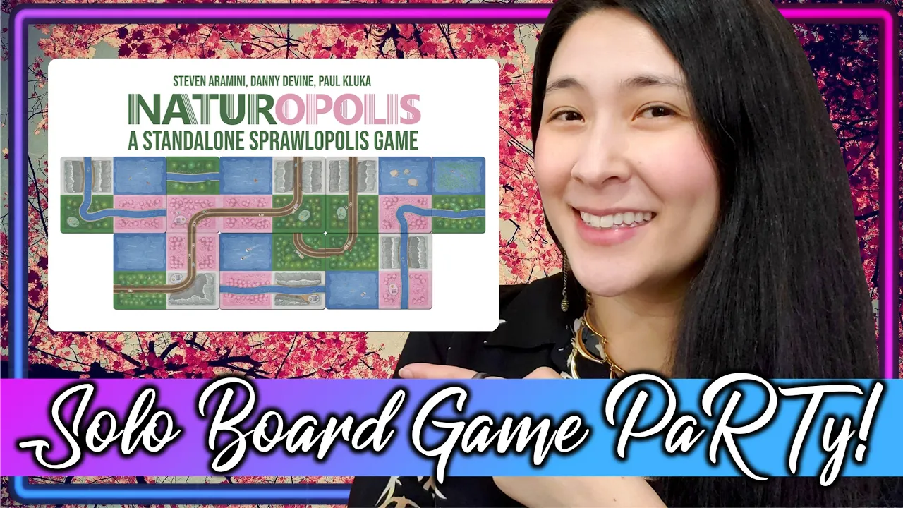 Naturopolis 🌳 | Solo Board Game PaRTy!!! (Playthrough and Review/ Tutorial, yup!) 🎉