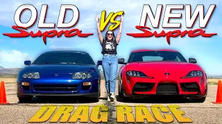Old vs New Toyota Supra Drag Race: Can the MIGHTY 2JZ Beat the New One?