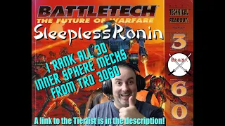 Ranking the 30 Inner Sphere Mechs from TRO 3060 with SleeplessRonin