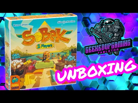 SOBEK 2 PLAYER - UNBOXING with Tim sexton and Anna