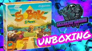SOBEK 2 PLAYER - UNBOXING with Tim sexton and Anna