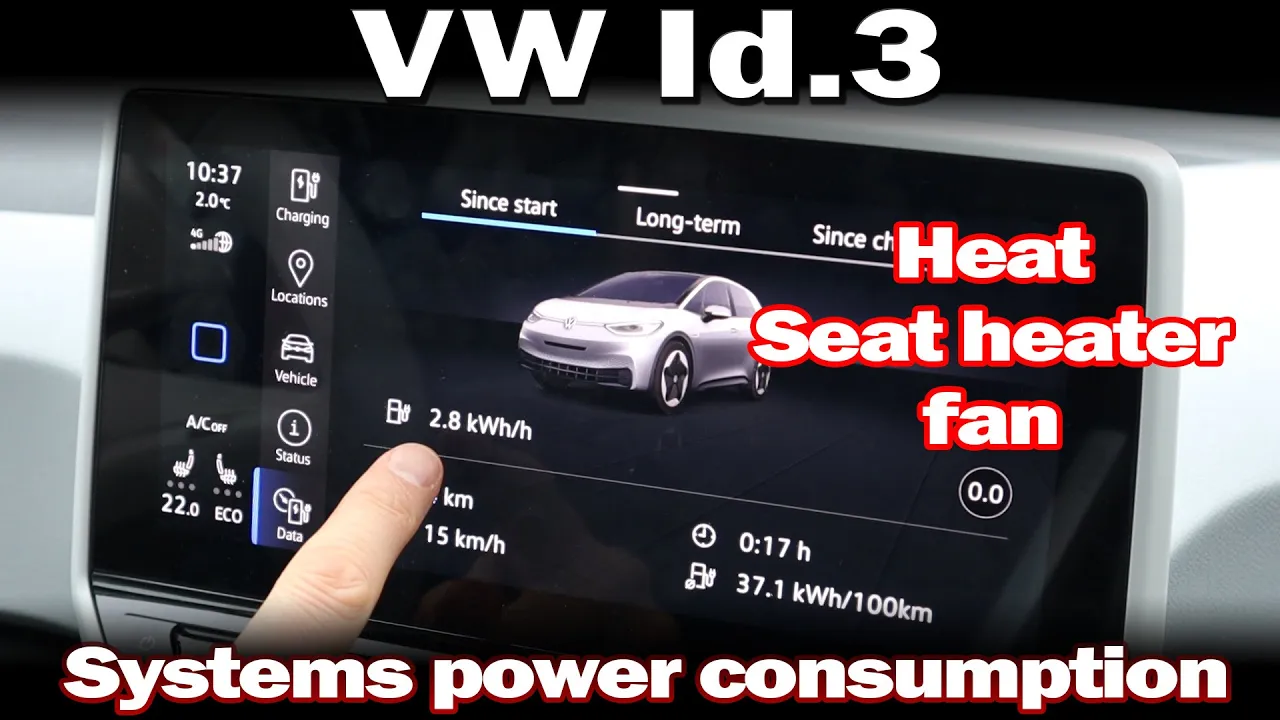 VW Id.3 - Systems Power Consumption