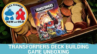 Transformers Deck Building Game Unboxing