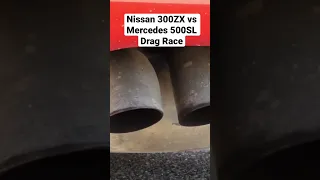 Classic 1994 Nissan 300ZX vs Mercedes-Benz 500SL Drag Race!