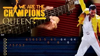 We Are The Champions QUEEN Guitar Tutorial | TABS Cover Guitarra Cristianvib