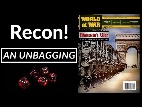 Recon! Unbagging of Manstein's War