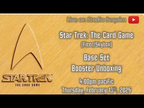 Star Trek: The Card Game (Fleer/Skybox, 1996) Booster Opening - Base Set