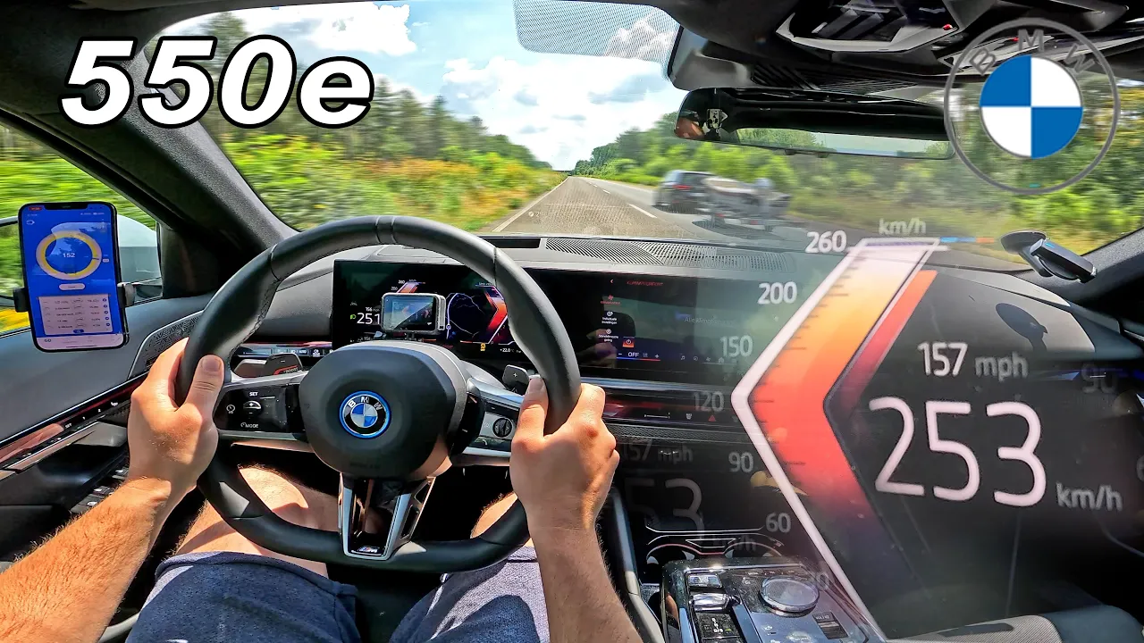 BMW 5 Series 550e G60 489HP | 0-100 100-200 1/4 Mile TOP SPEED & POV