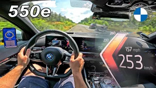 BMW 5 Series 550e G60 489HP | 0-100 100-200 1/4 Mile TOP SPEED & POV