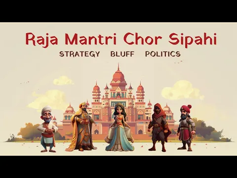 Raja Mantri Chor Sipahi Board Game - How to Play