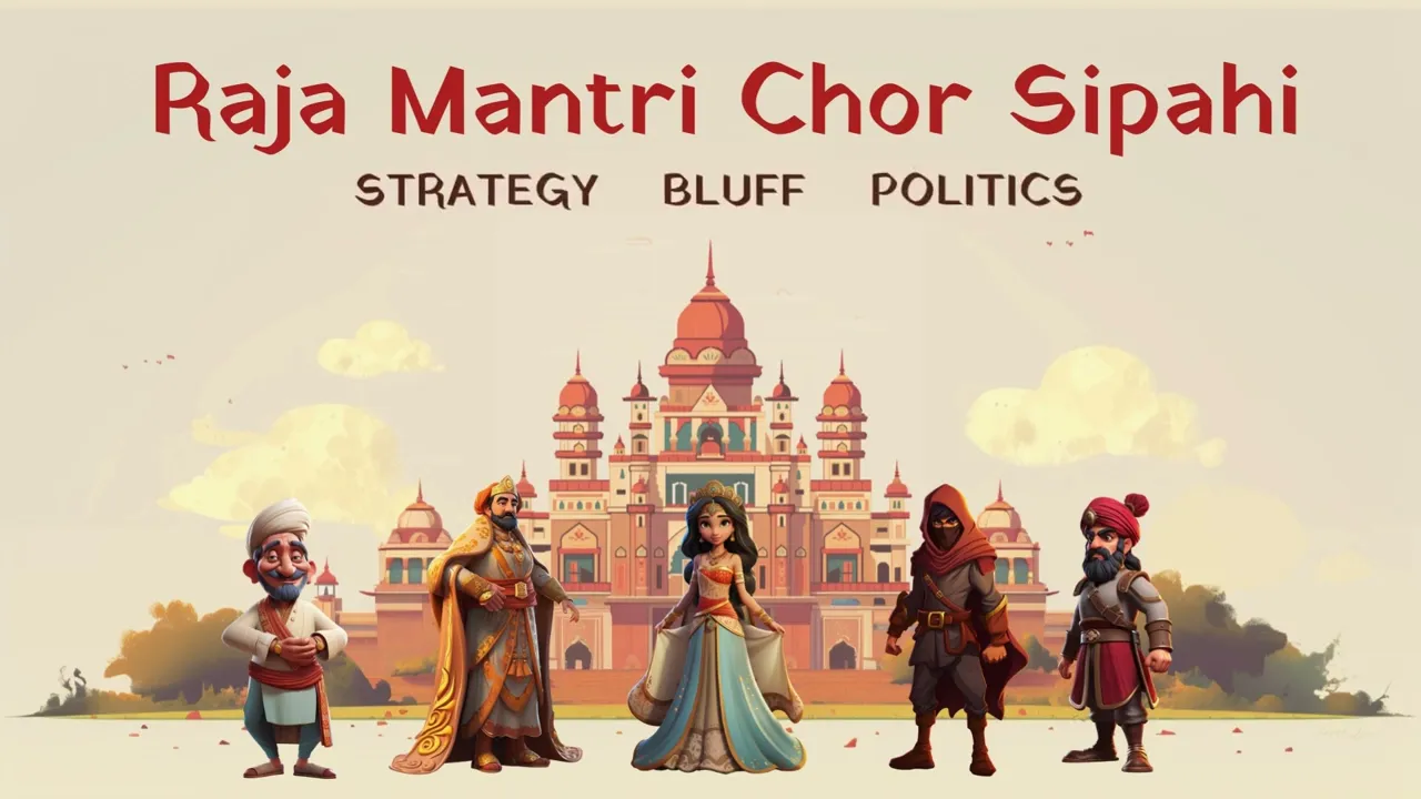 Raja Mantri Chor Sipahi Board Game - How to Play