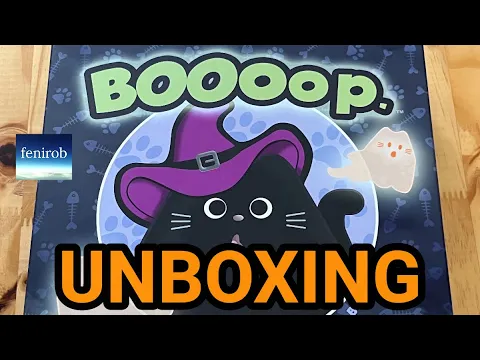BOOoop. Board Game | Unboxing (No Talking)