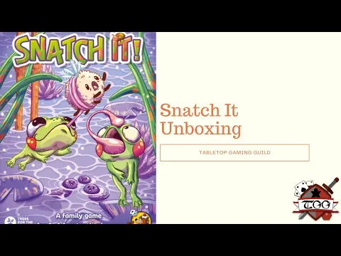 Snatch It Board Game Unboxing