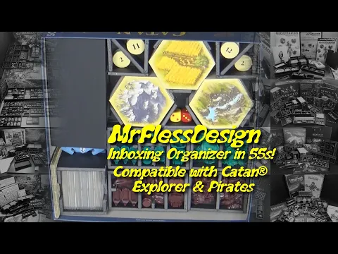 Organizer in 55s! (compatible with Catan® Explorers & Pirates up to 6 players)