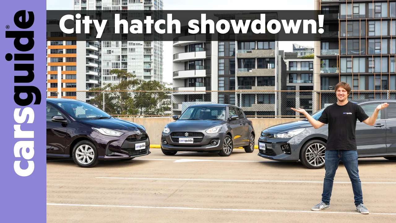 Kia Rio GT-Line v Toyota Yaris SX v Suzuki Swift GLX Turbo: 2021 city car comparison!