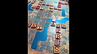 WayWord Connections, a Scrabble (tm) like word game played on a map.