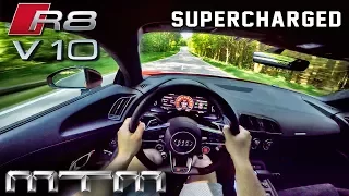 Audi R8 V10 Plus SUPERCHARGED 802HP MTM POV Test Drive by AutoTopNL