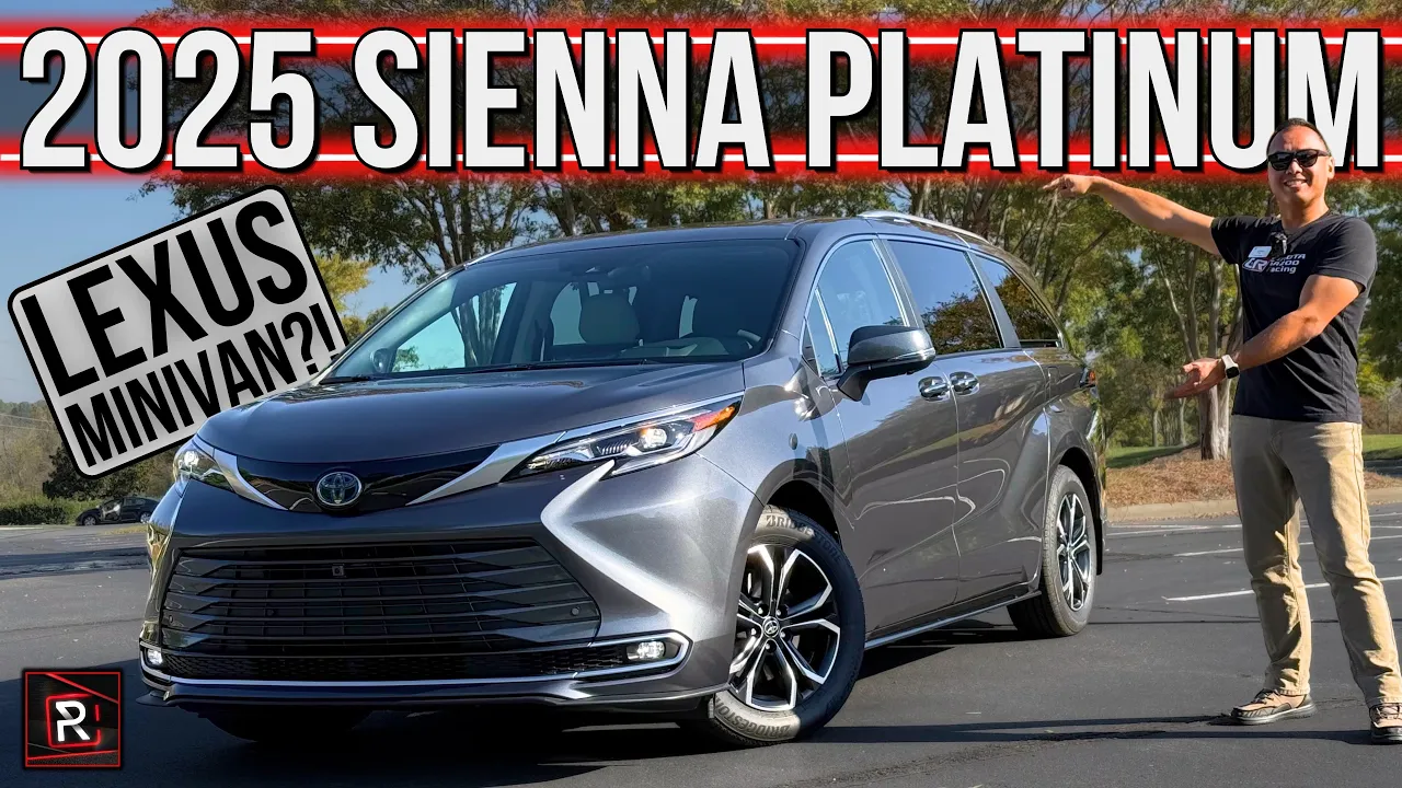 The 2025 Toyota Sienna Platinum Is An Upscale Swagger Wagon For Big Families