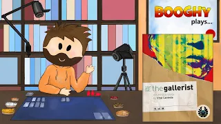Booghy plays... The Gallerist(3p, Rules, Playthrough, Review)
