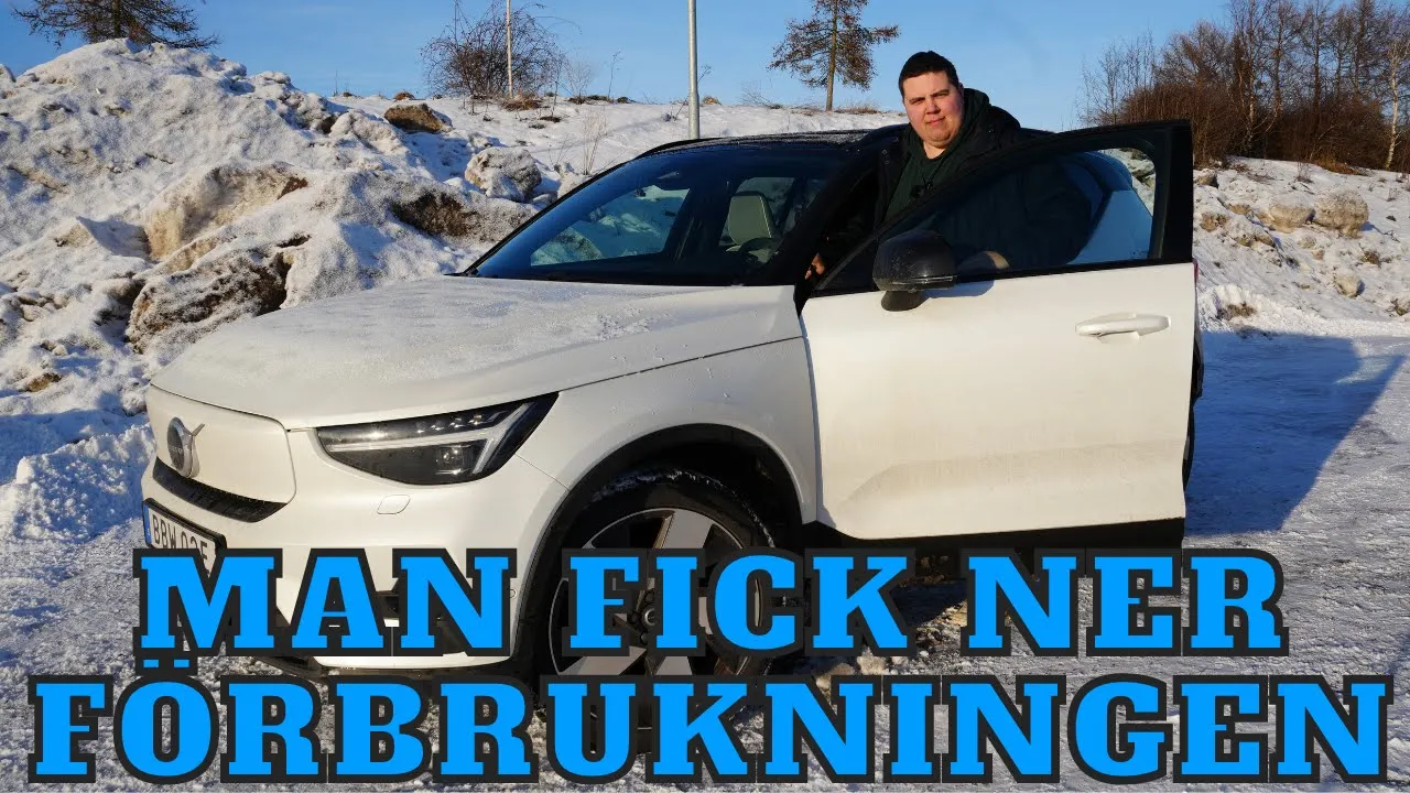 Volvo XC40 SMER MY24 räckviddstest - Ny motor och större batteri | Elbilsmagasinet