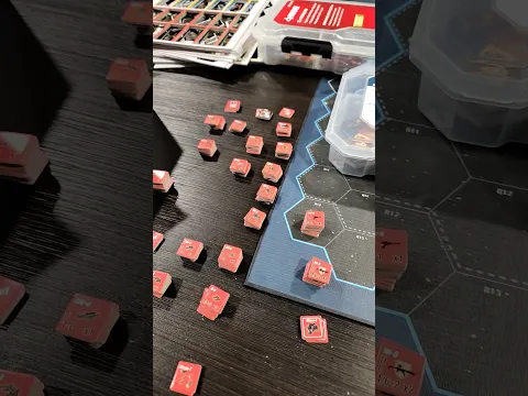 Counter clipping and storage for Space Empires 4X #gmt #spaceempires4x #boardgames