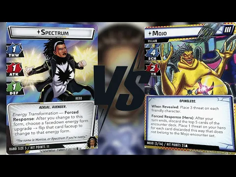 Marvel Champions Spectrum vs Expert Mojo Live Replay