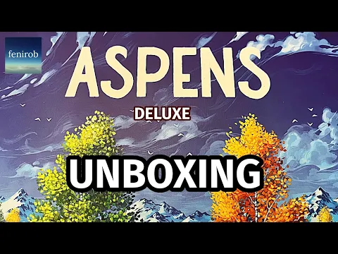 Aspens Board Game | Deluxe Edition | Unboxing (No Talking)